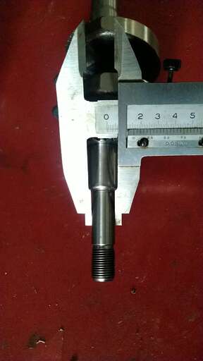 Изображение для Вал коленчатый двигателя 168F-2 , резьба 15.8 мм, TYPE T2