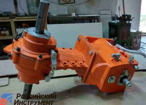 Изображение для Редуктор в сборе мотоблока 135 (чугунный, с коробкой передач, дифференциал)