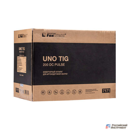 Изображение для Аппарат аргонодуговой сварки Foxweld UNO TIG 200 DC PULSE