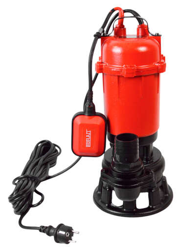 Изображение для Насос дренажный погружной Brait NDF-1500B (1500Вт,фекальный, с ножом, чугун)