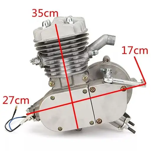 Изображение для Двигатель велосипедный F80 (3 лс, полный комплект для установки)