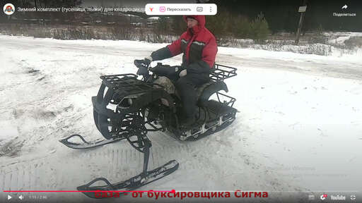 Изображение для Зимний комплект для квадроциклов JAEGER200/150 (Мотолэнд 200) (Подходит на JAEGER lj 2020)