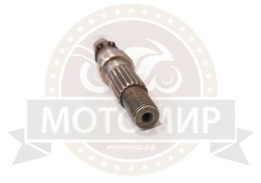 Изображение для Вал редуктора (М16*125мм*1.5мм) 19шлиц/19шлиц GY6-50/80 ВЕДОМЫЙ , 1 амортизатор.(НАБОР)