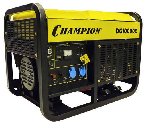 Изображение для Дизельный генератор CHAMPION DG10000E (11 кВт, однофазный)
