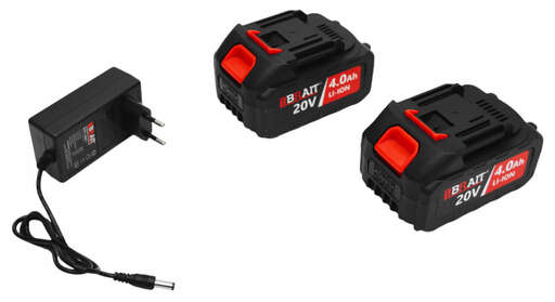 Изображение для Триммер аккумуляторный Brait BCBC40-4NMBL(850Вт;42В;4Ач;G-образная ручка, 8000об/мин; диаметр реж.лески 2-2,4мм;в комп:2АКБx21В;З/У)