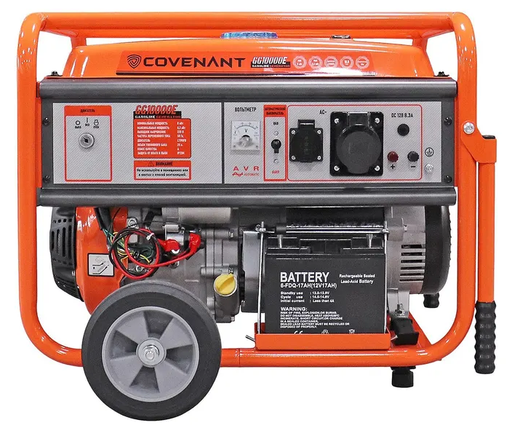 Изображение для Генератор бензиновый COVENANT GG8000E (6,5 кВт, электростартер)