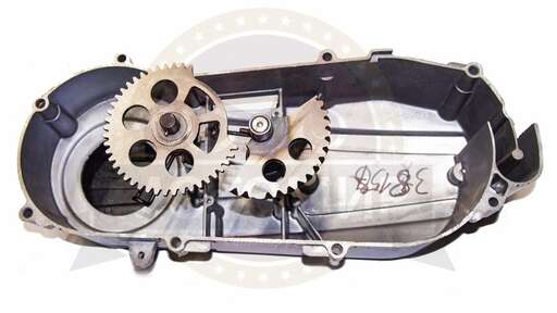 Изображение для Крышка картера GY6-125 Сити125 вариатора левая с пусковым мех. кик вперед