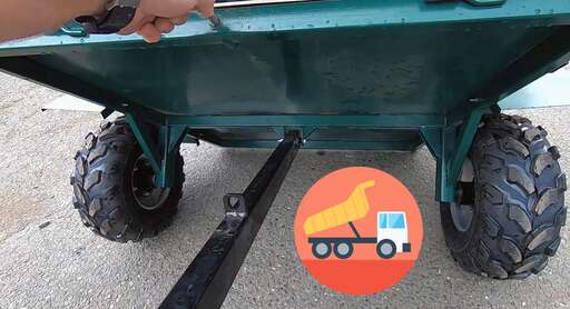 Изображение для Прицеп для квадроцикла ПМ, съемные борта, кузов 1200х1050х327 мм, грузоподъмность 600кг, фаркоп, колеса 8 (Пермь)