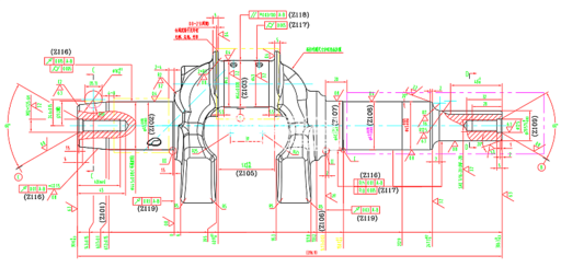 Изображение для Коленвал LIFAN 13110/2V90F D28,575 мм (Q1 type) (оригинал)