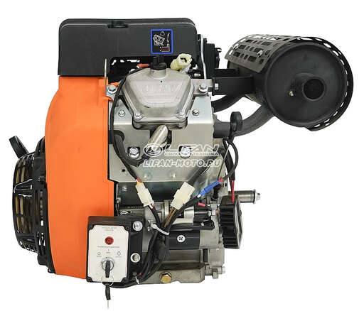 Изображение для Двигатель Lifan 2V80F-A EFI (LF2V80F-P) (31 лс, электростартер, катушка 20А, инжектор, электронная заслонка, 25 мм