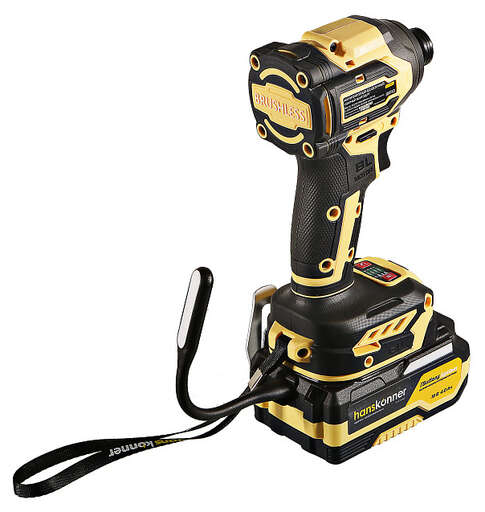 Изображение для Аккумуляторный ударный винтоверт Hanskonner HCD20280BLC 1BatterySystem