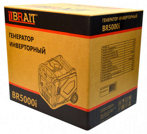 Изображение для Генератор бензиновый инверторный Brait BR5000i (3.7 кВт)