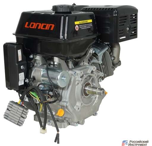 Изображение для Двигатель Loncin G390FD 5А (13 лс, ∅ 25 мм, электростартер, катушка освещения 5А)