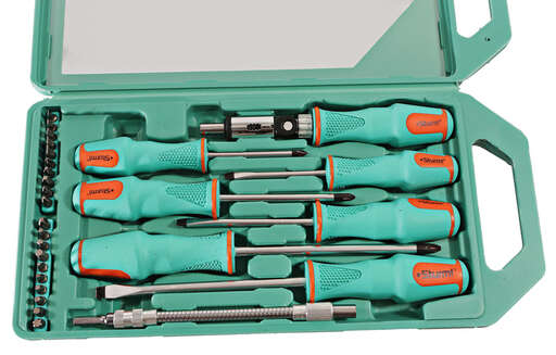 Изображение для Набор отверток 28 предметов, кейс-дисплей, CrV, Sturm!