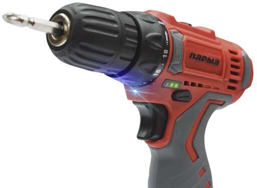 Изображение для Дрель-шуруповёрт Парма ДША-01-1312/1Li (12В, 1 аккумулятор)
