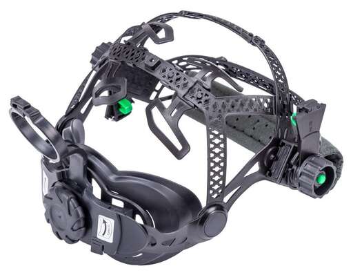 Изображение для Маска сварщика FOXWELD Guardian "черная" (ф-р 9990V, внутр. рег.) с турбоблоком Guardian Air