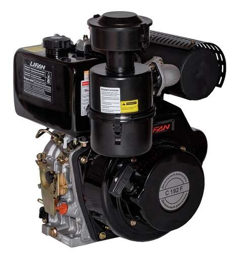 Изображение для Двигатель Lifan Diesel C192F, конусный вал