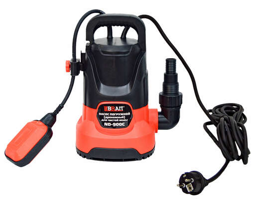 Изображение для Насос дренажный погружной Brait ND-900C ( 0.9 кВт, чистая вода)
