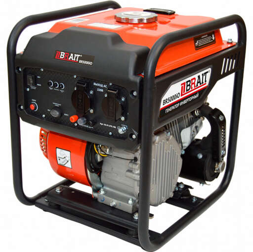 Изображение для Генератор бензиновый инверторный Brait BR5000iO (3.7 кВт)