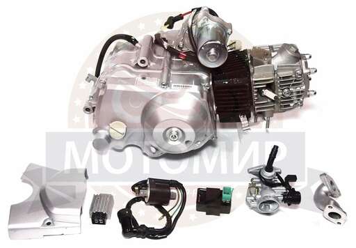 Изображение для Двигатель четырехтактный 110 см3 (1P52, 152FMH) электростартер, автомат КПП4 (Шифтер), только ЭЛ.СТАРТЕР