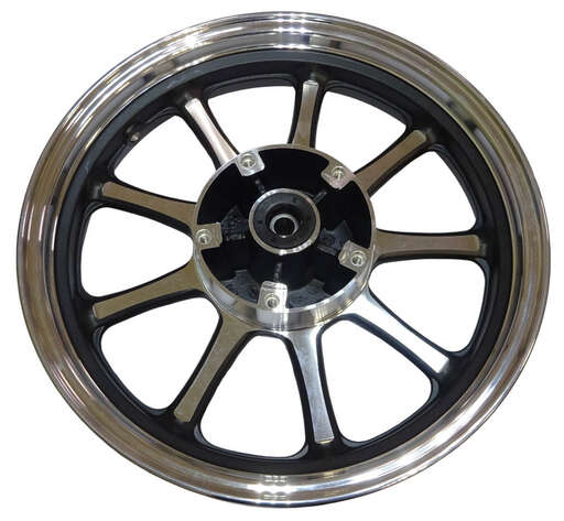 Изображение для Обод 15" задний литой, барабан. тормоз 3,00-15 ROADSTER RA1 в сборе, ось D14 мм (51220-J0E6-000066)