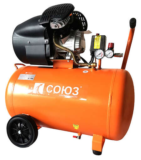 Изображение для Воздушный компрессор масляный СОЮЗ ВКС-93210С (2.4 кВт)