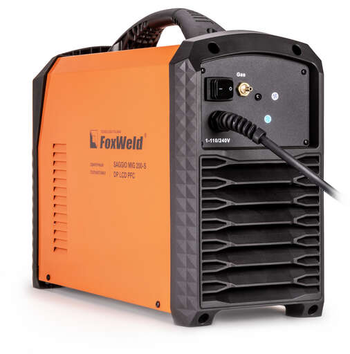 Изображение для Сварочный полуавтомат Foxweld SAGGIO MIG 200-S DP LCD PFC (трехфазный, MMA/MIG-MAG/TIG LIFT)