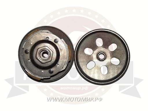 Изображение для Муфта сцепления GY6-125/150,152QMI,157QMJ,ATV150 в сборе (компл) (колодки, конус ведущий)