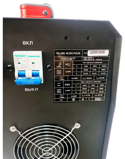 Изображение для Инвертор аргонодуговой сварки BRAIT TIG-200 AC/DC PULSE TIG/MMA
