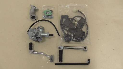 Изображение для Двигатель 4т. 140 см3 (1P56FMJ) ,4МКПП, автомат. сцепл,педаль как "П5" ниж.эл.стартер