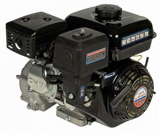 Изображение для Двигатель LIFAN 170F-R 7А (7 лс, автоматическое сцепление, катушка 7А)