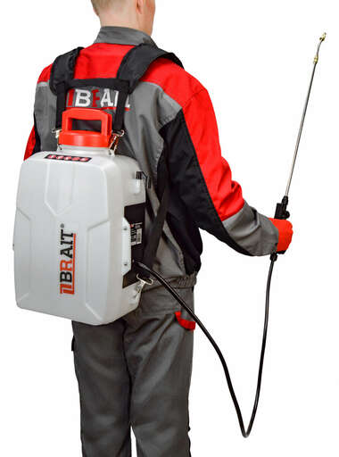 Изображение для Опрыскиватель аккумуляторный Brait BCS20-2PU PRO (20В, 2.0Ач,Li-ion, объем бака 12л,рабочее давление 0,3-0,4мПа)  