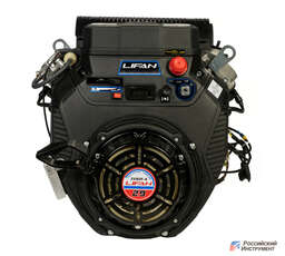 Изображение для Двигатель Lifan 2V80F-2A 20А 3600 (29 лс, 25 мм, электростартер, катушка освещения 20А, обороты двигателя 3600 об/мин)