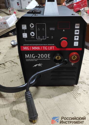 Изображение для Сварочный полуавтомат Brait MIG-200E (встроенная горелка, MMA/MIG-MAG/TIG LIFT)