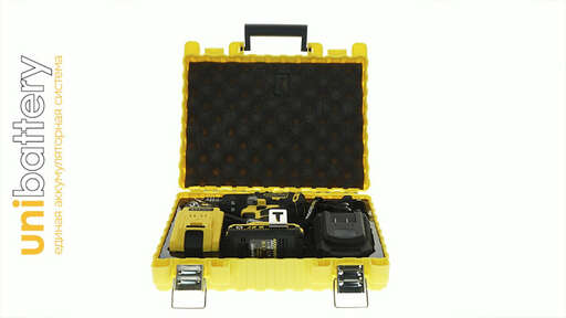 Изображение для Аккумуляторный шуруповерт Hanskonner HCD1865BLI Unibattery