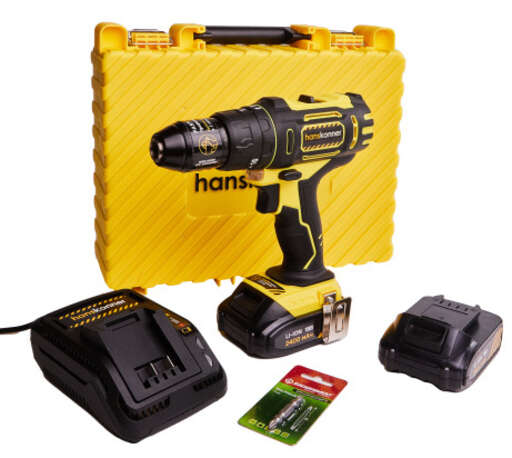 Изображение для Аккумуляторный шуруповерт Hanskonner HCD1838R