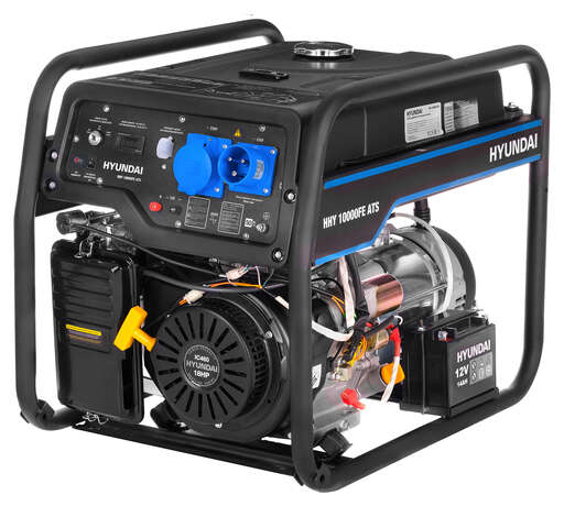 Изображение для Бензиновый генератор HYUNDAI HHY 10000FE ATS с автозапуском (8 кВт, электростартер, автозапуск)