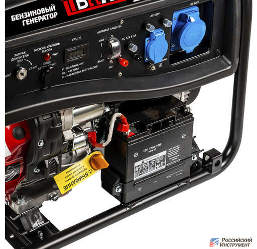 Изображение для Бензиновый генератор Brait GB-8000Е PRO (8 кВт, электростартер, медная обмотка, аккумулятор, профессиональный)