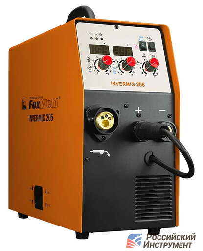 Изображение для Сварочный полуавтомат Foxweld INVERMIG 205 (MMA/MIG-MAG/TIG LIFT)