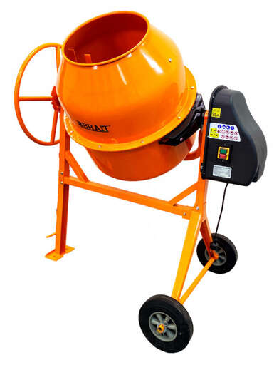 Изображение для Бетоносмеситель BR-260S (1200Вт, 220В/50Гц, допуст.загрузка 160л)