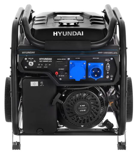 Изображение для Бензиновый генератор HYUNDAI HHY 10050FE-3 ATS (8 кВт,380ВТ, электростартер, автозапуск)