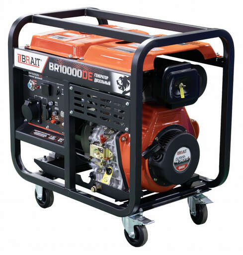 Изображение для Генератор дизельный Brait  BR10000DE (7.5 кВт, электростартер, подогрев)