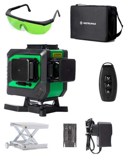 Изображение для Лазерный уровень INSTRUMAX GREENLINER 3-360/B SET