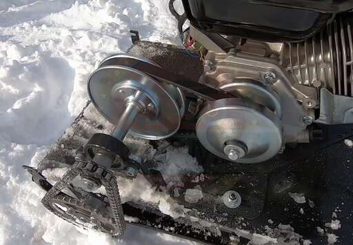 Изображение для Мотобуксировщик компактный Лидер-Дельта-2S-CVTL с седельным модулем (Lifan 8 лс, фара)