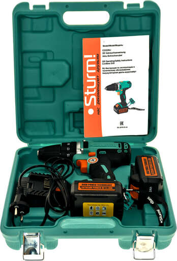 Изображение для Аккумуляторный шуруповерт Sturm! CD3220LI
