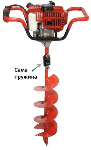 Изображение для Демпферная пружина для мотобура (пружинный адаптер)