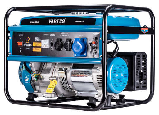 Изображение для Бензиновый генератор VARTEG G6500 (6.5 кВт)