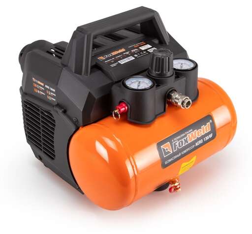 Изображение для Компрессор безмасляный Foxweld AERO 130/6F (0.8кВт)