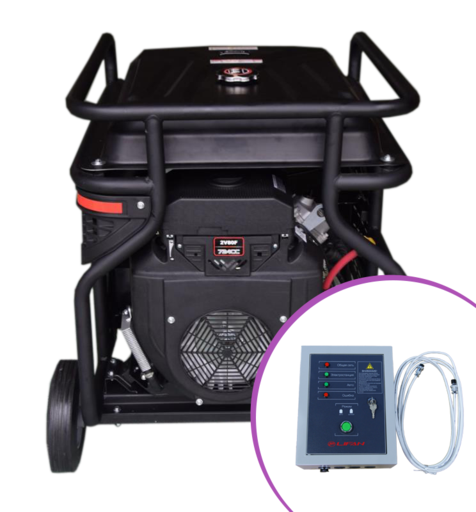 Изображение для Генератор бензиновый Lifan 12000E3A+АВР (11кВт, электростартер, автозапуск)