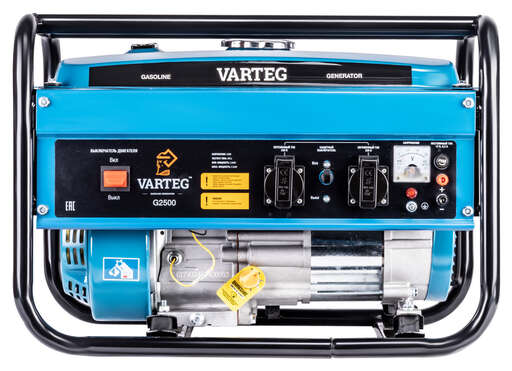 Изображение для Бензиновый генератор Varteg G2500 (2.5 кВт)
